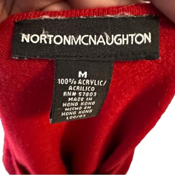 Norton McNaughton Red Sweater - Picture 5 of 5